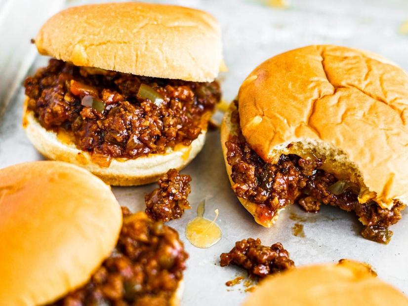 Easy Cheesy Sloppy Joe Sliders Recipe Elena Besser Food Network