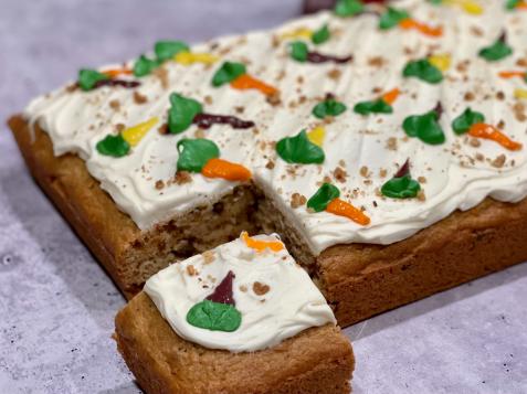 Vegan Rainbow Carrot Cake