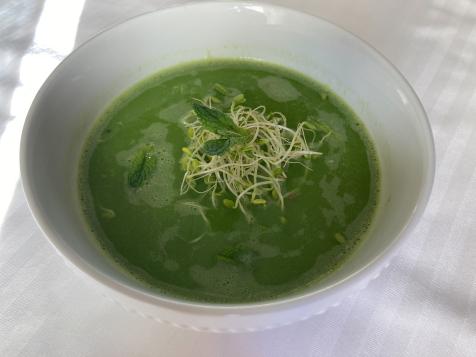 Spring Pea Soup with Mint