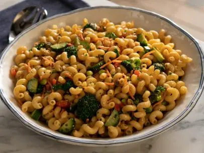 Ginger Miso Pasta Salad as seen on Valerie's Home Cooking, DTC 06.