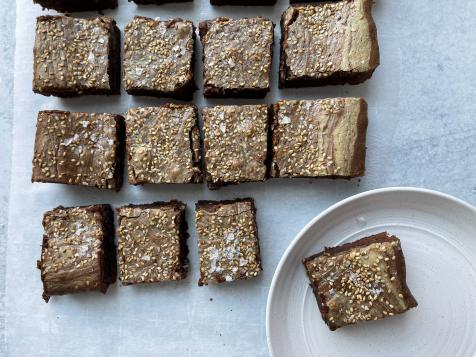 Tahini Swirl Brownies