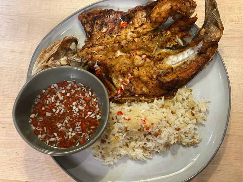Bangus with Spicy Suka and Garlic Rice Recipe | Jordan Andino | Food ...