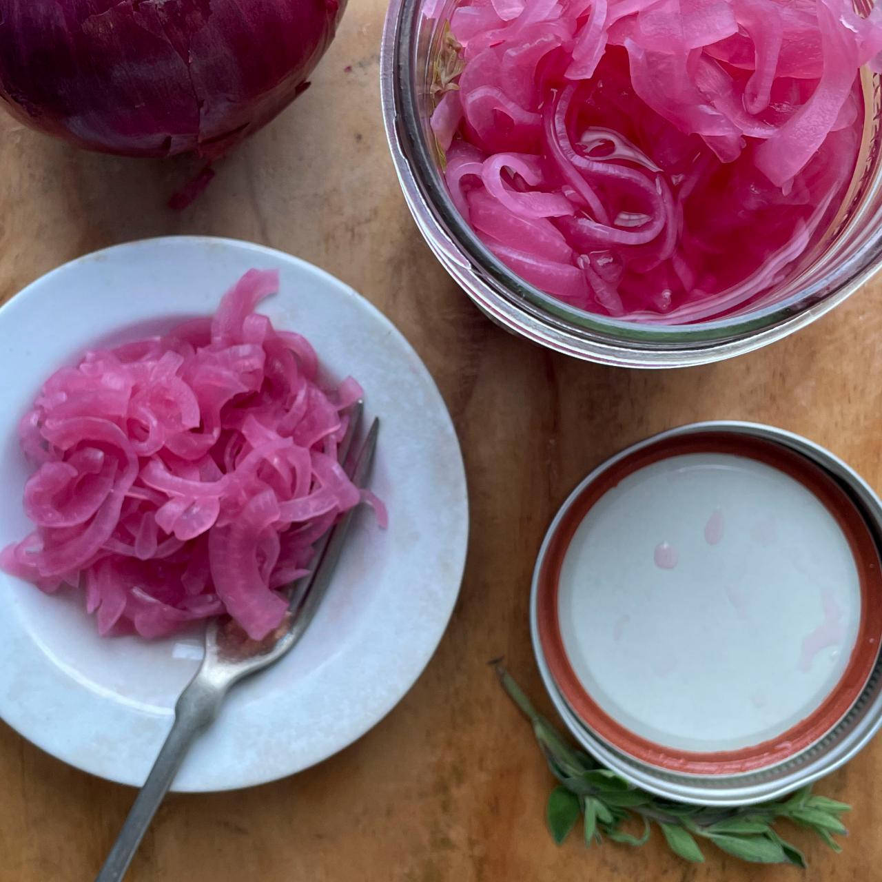 Pickled Red Onions - Amy's Nutrition Kitchen