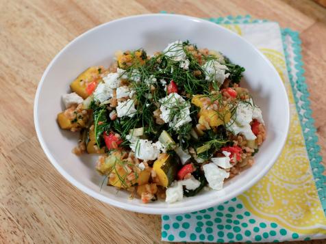 Farro and Roasted Vegetable Grain Bowls