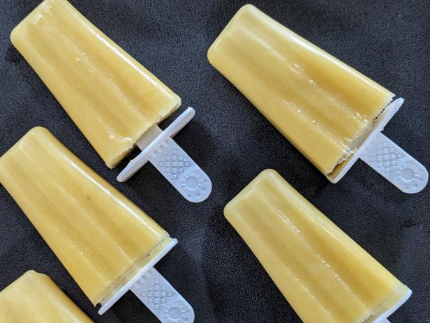Pina Colada Dog Popsicles Recipe (2 Ingredients Only!)