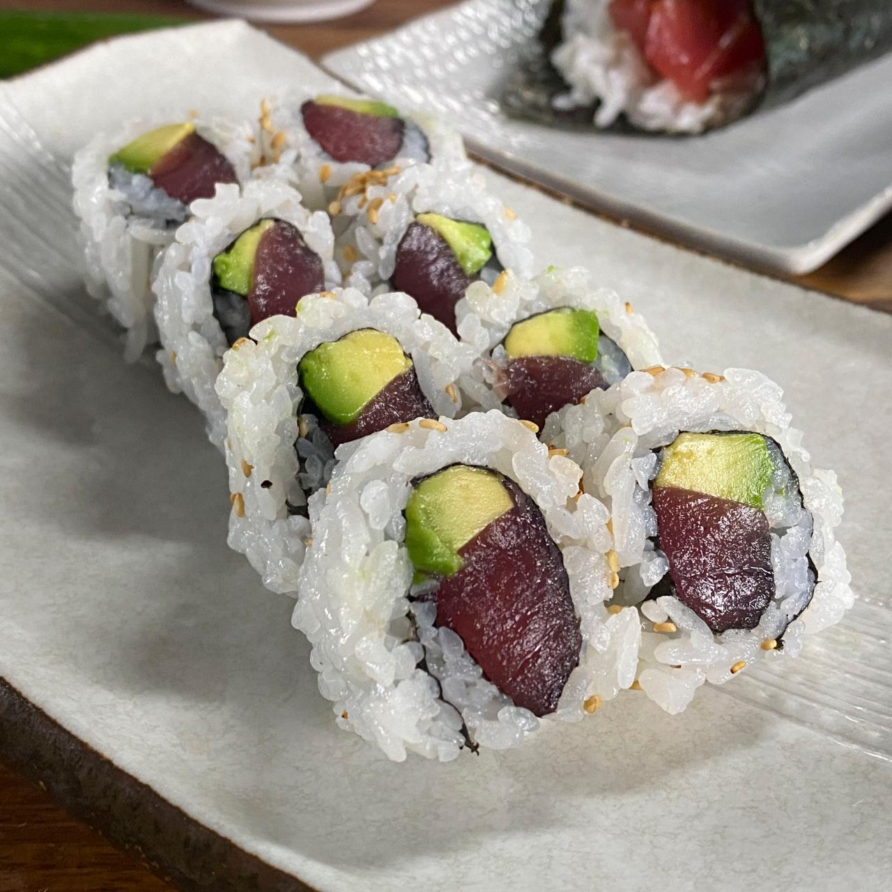 Tuna Avocado Sushi Cups - Home. Made. Interest.