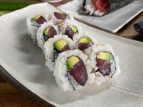 Tuna and Avocado Uramaki