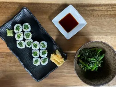 Kate Koo makes Vegan Sushi, as seen on her course, Sushi Making at Home, on Food Network Kitchen.
