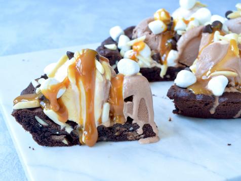 Rocky Road Ice Cream Pie