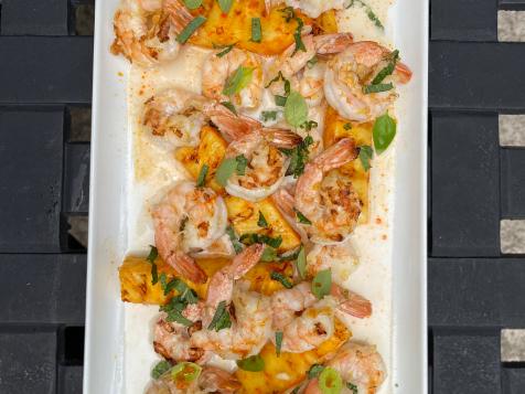 Grilled Pineapple and Shrimp