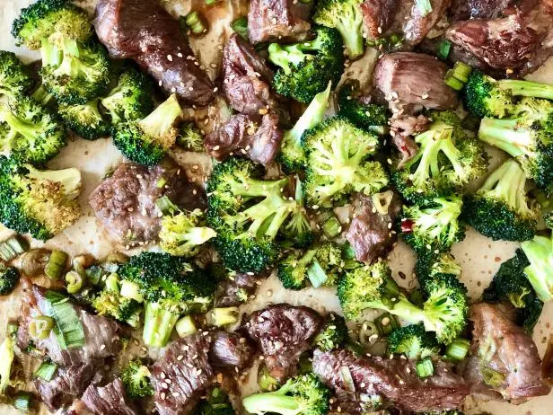 Sheet Pan Beef and Broccoli [www.foodnetwork.com]