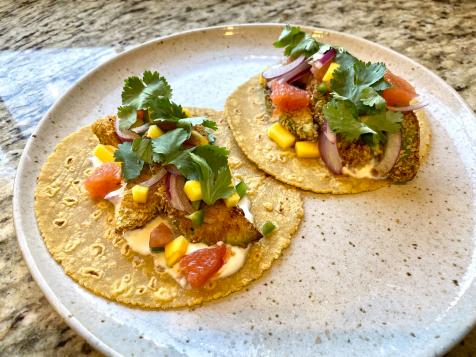 Air Fryer Avocado Tacos