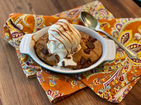 Air Fryer Deep-Dish Chocolate Chip Cookie