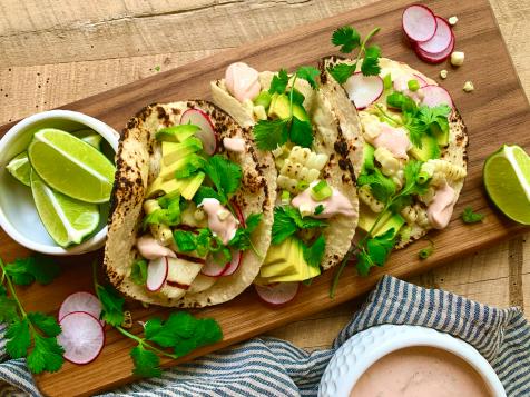 Grilled Halloumi and Sweet Corn Tacos