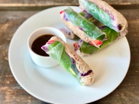 Soba and Veggie Summer Rolls with Vegan Nuoc Cham