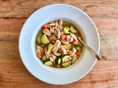Chicken and Rice Stew with Zucchini