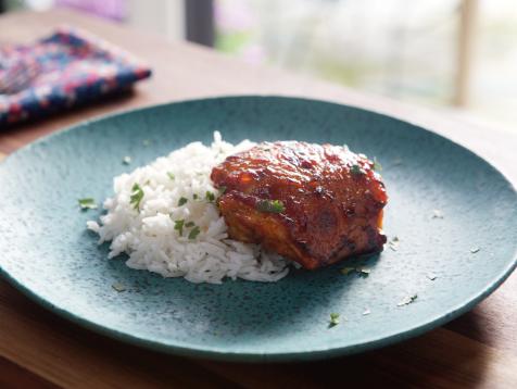 Curry Ketchup Chicken Thighs