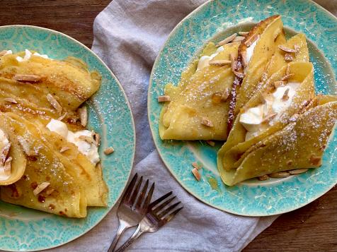 Almond Crêpes with Brown Butter for Two