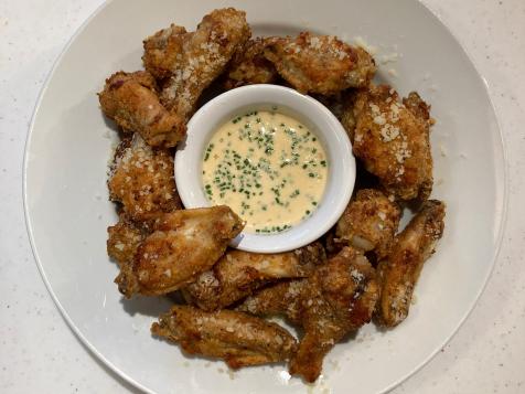 Air Fryer Garlic-Parmesan Wings