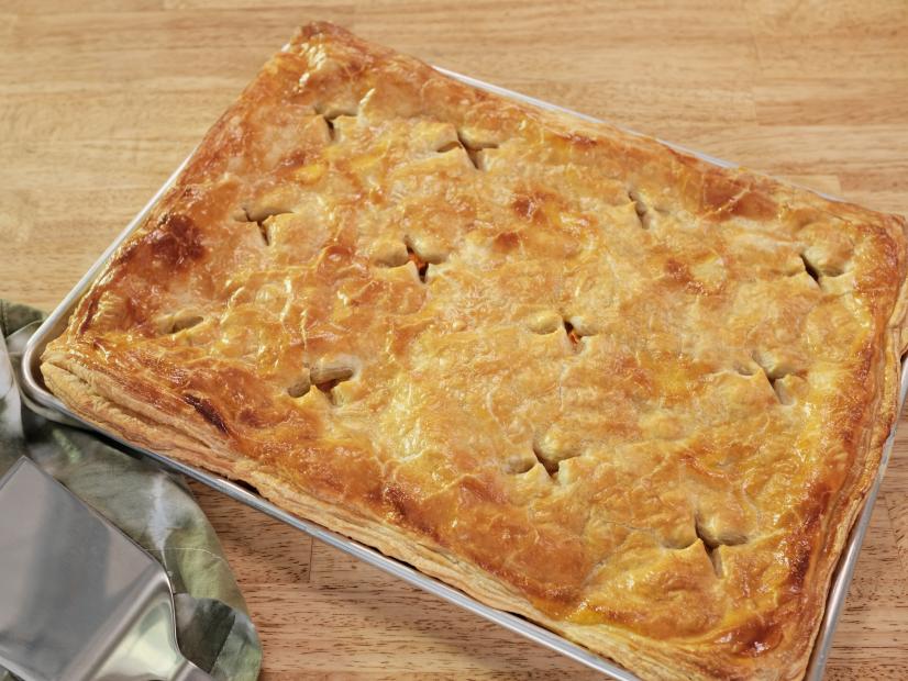 Megan Hysaw makes Root Vegetable Pot Pie, as seen on Breakfast to Dessert on a Sheet Pan, on Food Network Kitchen.