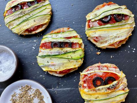 English Muffin Mummy Pizzas
