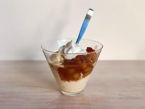 Asian Pear Caramel Sundaes