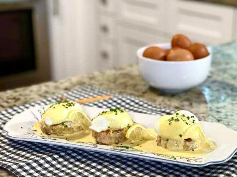 Salmon Cakes Eggs Benedict