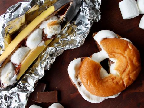 S'mores Doughnut Sandwiches