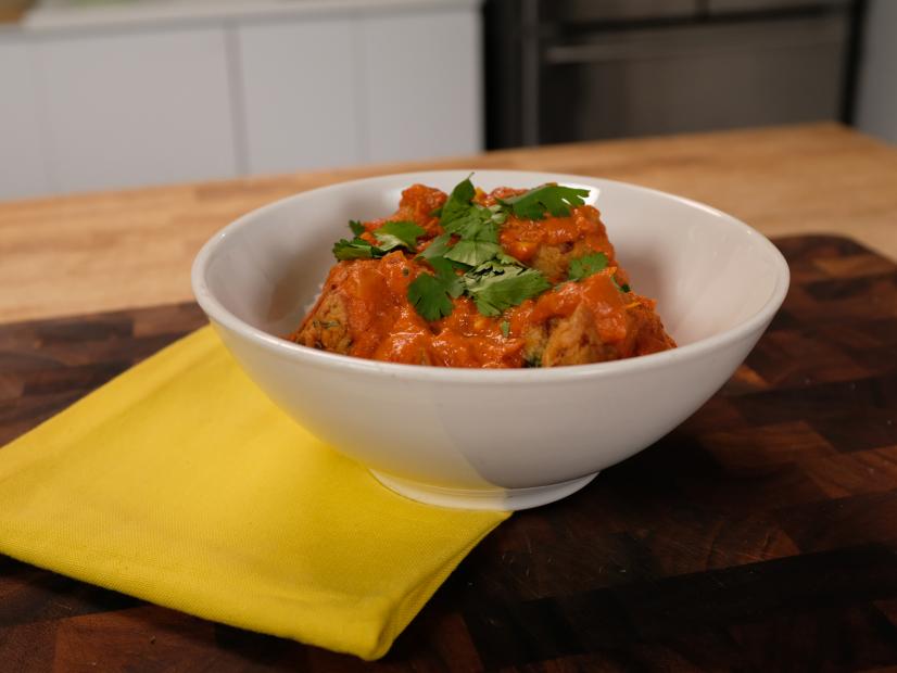 Megan Hysaw makes Vegan Dumplings in Creamy Tomato Curry, as seen on Vegan 101 with Megan Hysaw on Food Network Kitchen.