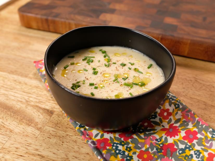 Megan Hysaw makes Vegan Potato Bisque, as seen on Vegan 101 with Megan Hysaw on Food Network Kitchen.