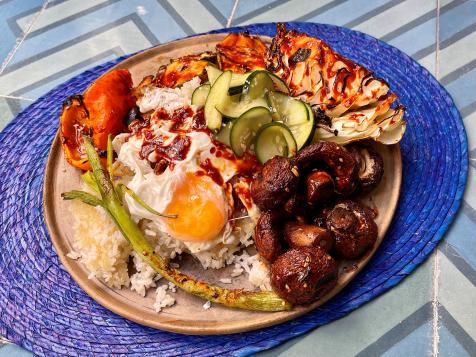 Grilled Summer Vegetable Bibimbap
