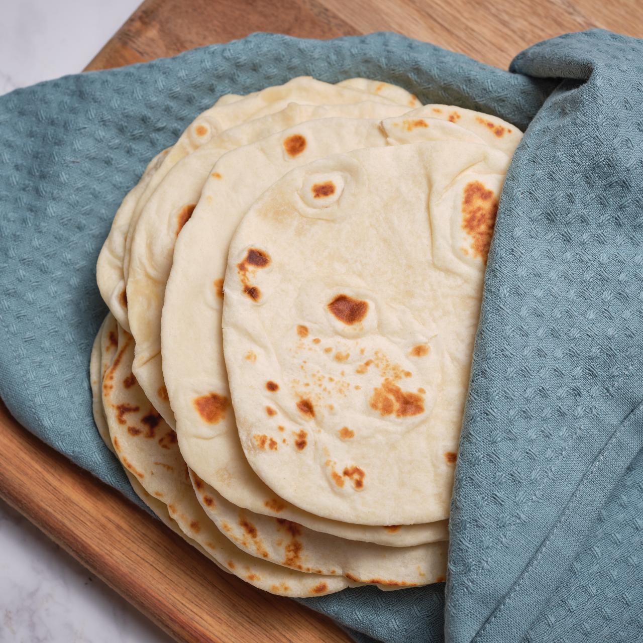 Bacon-Fat Flour Tortillas Recipe