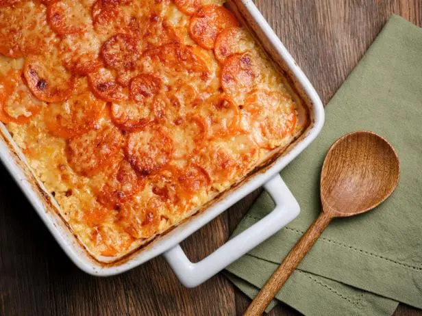 Sweet Potato Gratin Recipe | James Briscione | Food Network