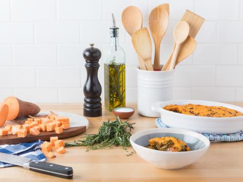 Country Chicken Sweet Potato Top Pie