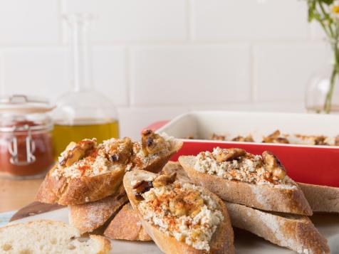 Black Pepper and Chile Baked Goat Cheese
