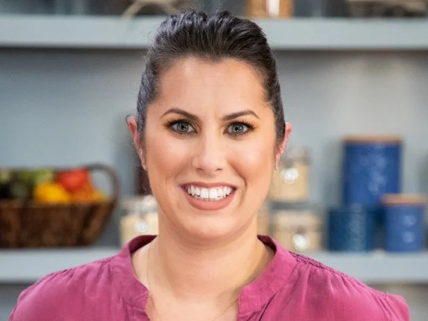 Ali Clarke portrait, as seen on Food Network Kitchen Live.