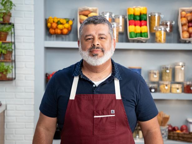 Hugo Sanchez portrait, as seen on Food Network Kitchen Live.