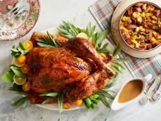Roasted Thanksgiving Turkey Recipe Ree Drummond Food Network