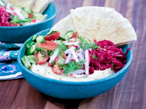 Loaded Vegan Hummus Bowls