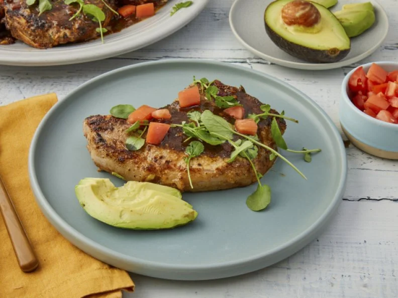 Cuban Pork Chops with Mojo, as seen on Food Network Kitchen.