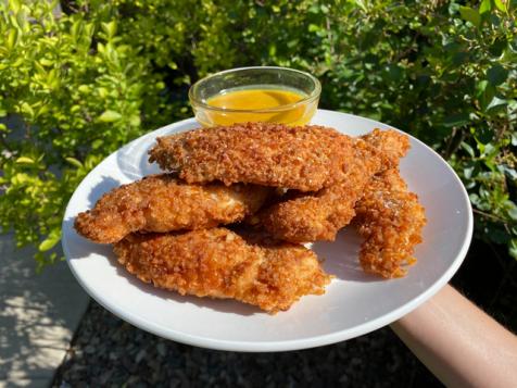 Pretzel-Crust Chicken Fingers