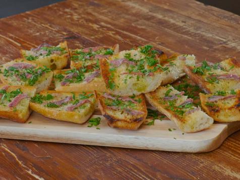 Anchovy and Garlic Toast