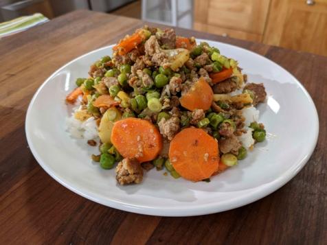 Stir-Fried Carrots, Spicy Pork