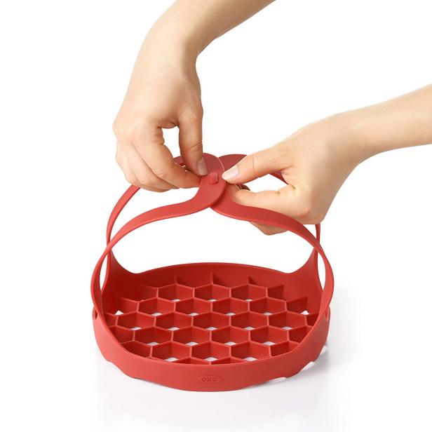 Instant Pot Bakeware Sling Official Silicone Accessory, 8 and 6 Quart  Cookers in Red