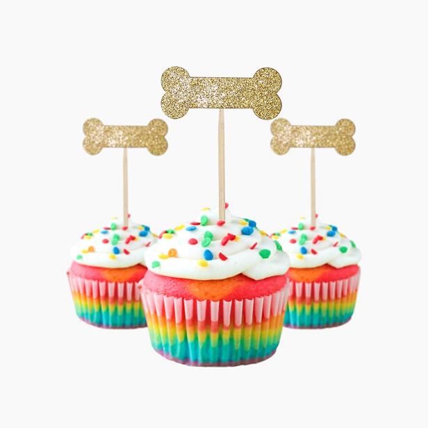 Dog bone deals cupcake cake