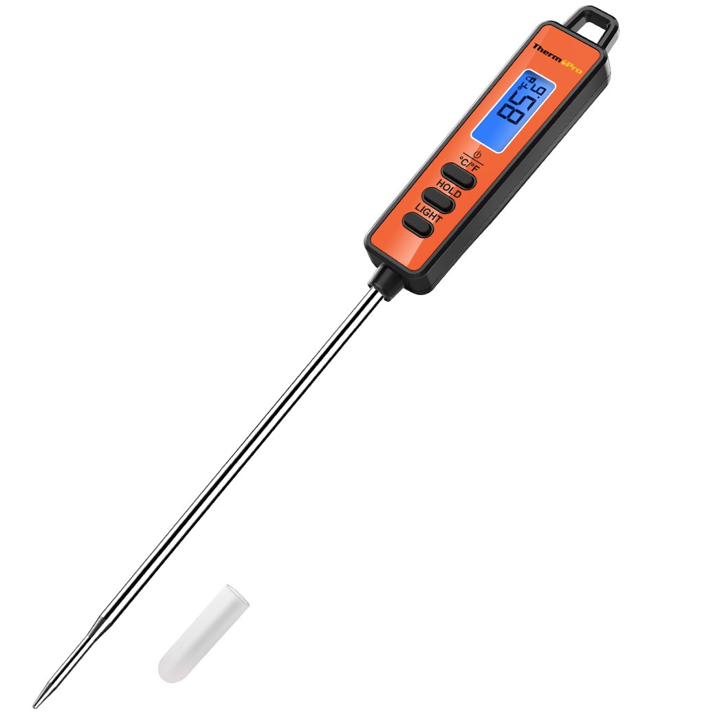 Hot Stainless Steel Instant Read 5.5'' Probe Thermometer BBQ Food Cooking Meat 