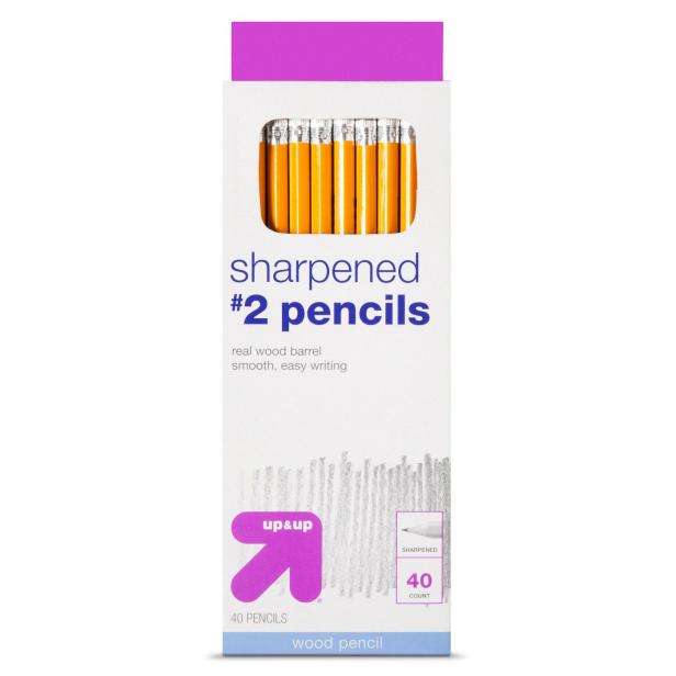 Sharpened #2 Wood Pencils