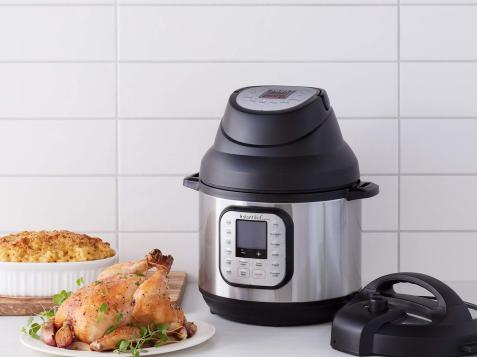 This Brand-New Lid Turns Your Instant Pot Into an Air Fryer