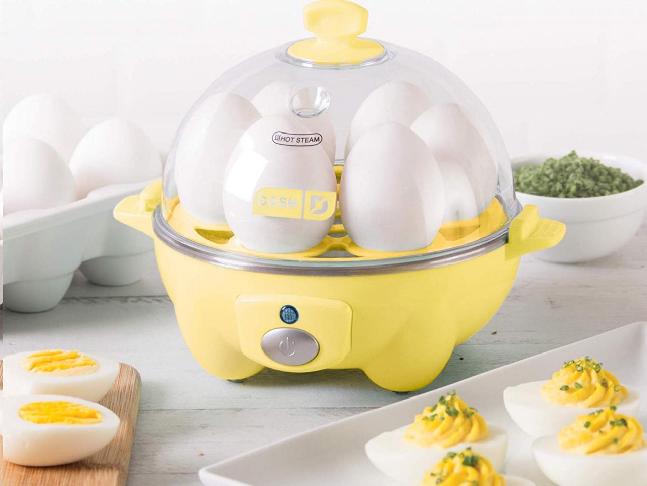 The Easy Egg Cooker is a great helper when you need to both cook