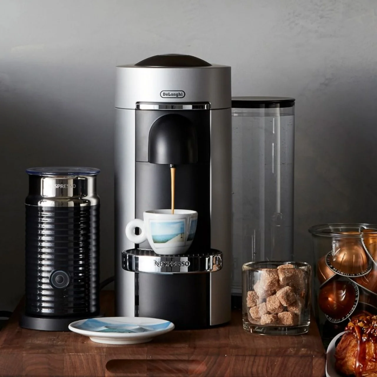The Nespresso Vertuo Plus with Aerrocini Frother Is 50 Off Food Network